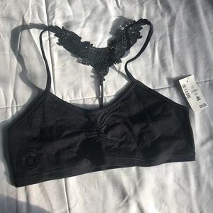 Lace detailing bralette